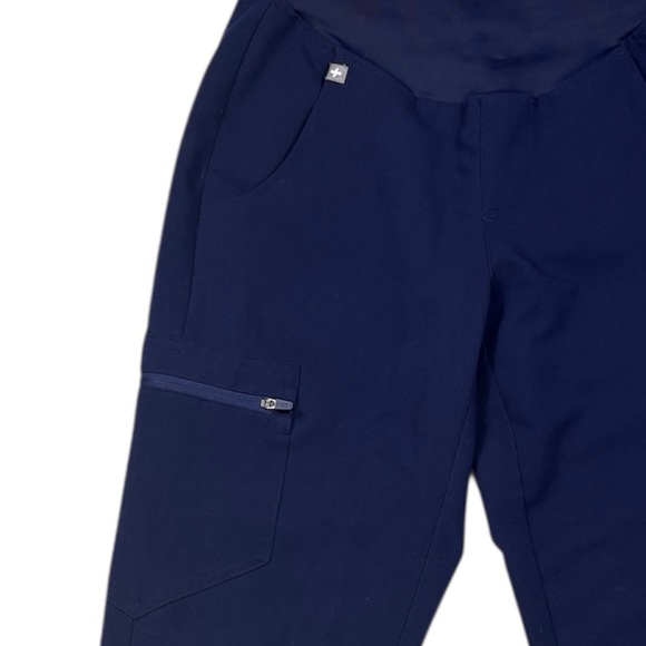 FIGS Navy Zamora Maternity Jogger Scrub Pants | Size XXS - Picture 3 of 14